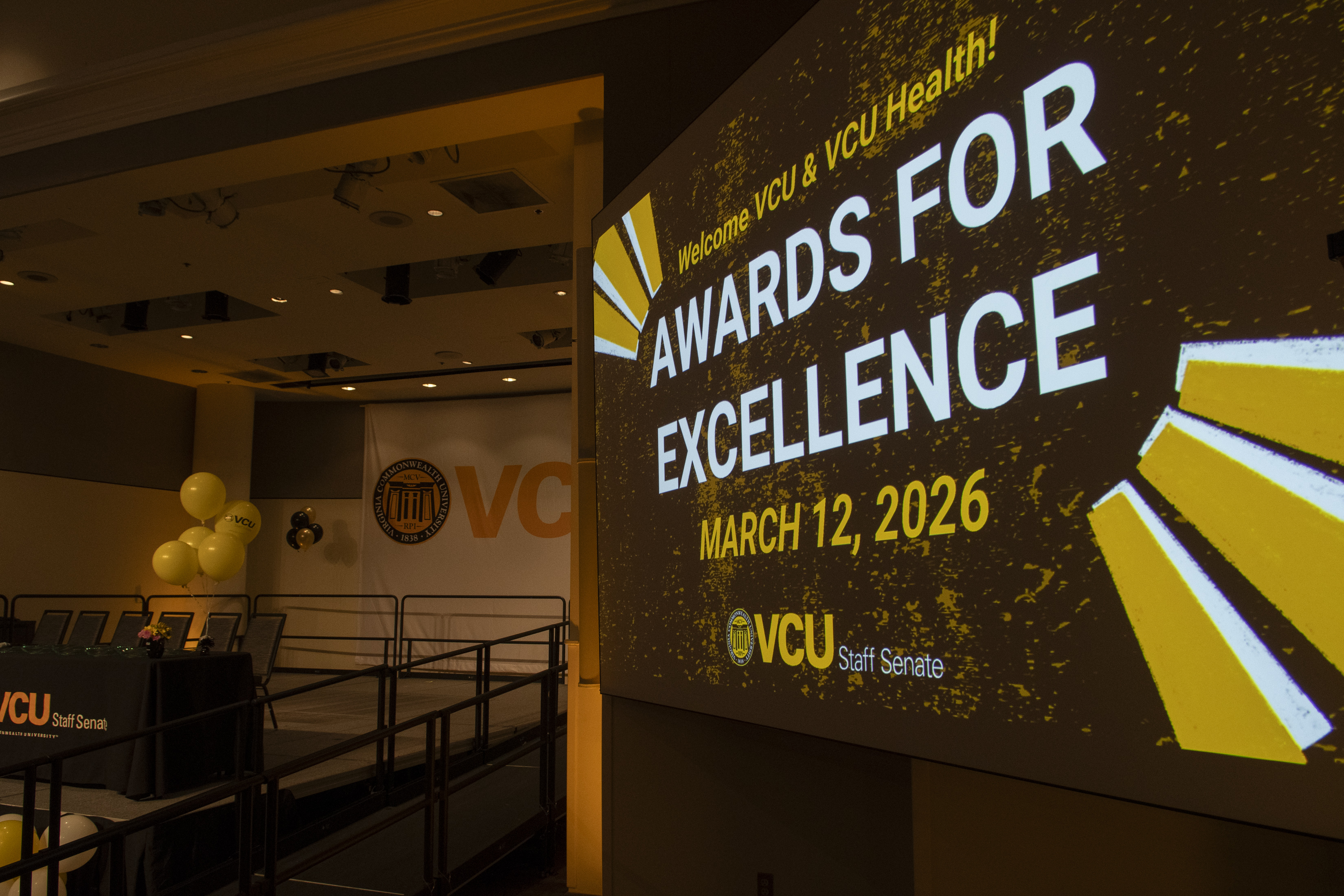 Awards signage